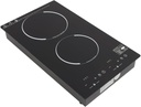 Double Induction Cooktop, Portable Induction Cooker with 2 Burner Independent Control, Ultrathin Body, 9 Temperature, 2 Hour Timer, Safety Lock Multiple Power Levels for Home Kitchen or Restaurant