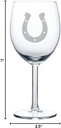 Wine Glass Goblet Horseshoe (10 oz)