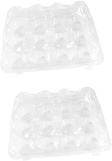 [BRSREYAQBB6BYFLZ] GLEAVI 2pcs Cupcake Wrapping Container Cupcake Serving Trays for Party Non- Design for Displaying Muffins and Baked Goods Cup Capacity