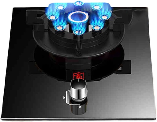 [BRSREAY7OUIQAG3L] Gas Cooker,Nine-Combustion 5.2kW Gas Stove,Tabletop and Built-in Compatible,for Family Restaurants Food Stalls(NG)