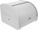 Metal Bread Box Lid Kitchen Storage Organizer Dustproof Bread Keeper Countertop Food Container for Home Baking