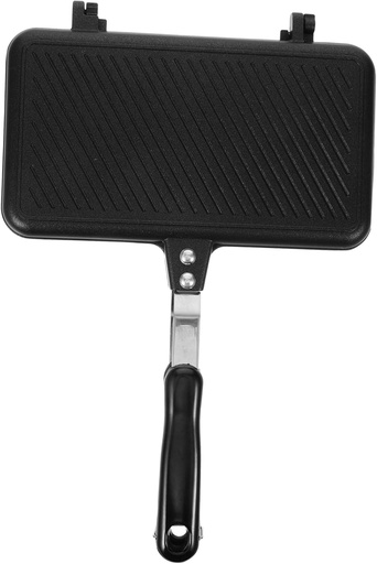 [BRSREEINOIAREELG] Garneck Non Stick Double Sided Sandwich Maker Griddle for Breakfast Compact Design for for Home Use and Cafes for Pancakes and Omelettes