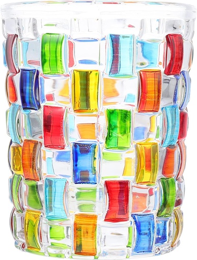 [BRSREZIOPIDWCF32] PRETYZOOM Hand-painted Glass Juice Cup Beverage Glass Water Cup Breakfast Dessert