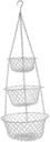 KICHOUSE Heavy Duty Wire Basket Fruit Basket for Kitchen Decor Wall Hanging Fruit Bowl Storage