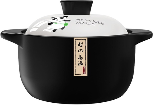 [BRSRAAQYBV7BMELO] Casserole High-Temperature Ceramic Clay Pot Durable, Crack-Proof Stew and Soup Pot Gas Stoves Cooker Ideal for Clay Pot Rice and Slow Cooking | ()