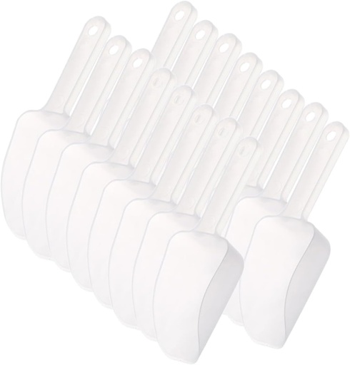 [BRSREZD2A4HGO3I3] Plastic Ice Scoop Thickened Design Multi-Purpose Kitchen Shovel for Flour Rice and Cereal Dishwasher Safe for Easy Cleaning