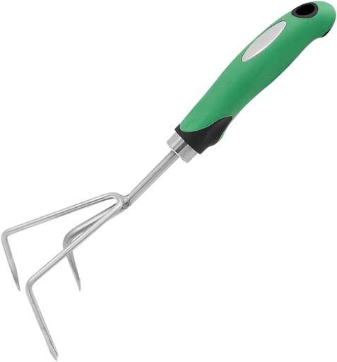 [BRSRMHQBPN5GC33L] Zenport Green, 15311D-3PK 3-Prong Cultivating Fork Stainless Steel Handle, 12-inch, White, 3-Pack