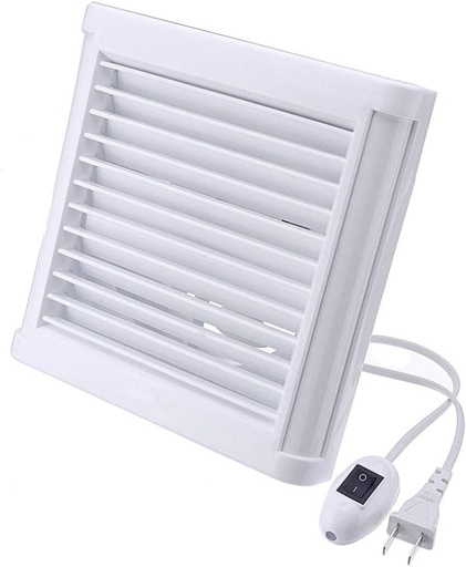 [BRSRAAD2OEAWCCQ7] Waterproof Mute Bathroom Extractor Exhaust Fan Ventilating Strong Fan For Kitchen Toilet Window Ventilation Fans 4Inch 6 Inch(4inch)