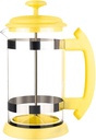 Coffee Pot Coffee Kettle Stainless Steel Glass Teapot Coffee Tea Percolator Filter Press Plunger 1000ml Manual Coffee Espresso Maker Pot Coffee Pots (Color : Yellow)