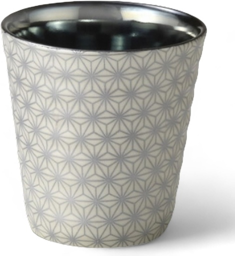 [BRSREYAPABYQ2CDA] J-kitchens Cup, Rock Cup, Silver, Japanese Style Taste, 10.1 fl oz (310 ml), Microwave Safe, Made in Japan