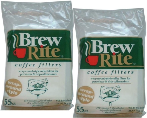 [BRSWGAAKDMJWM2T7] Wrap Around Percolator Coffee Filter 55 Ct (Pack of 2)