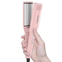 Hair Crimper, Professional 1/2 Inch Curling Iron, 3 Ceramic Barrels Hair Waver with Small Negative Ions, Dual Voltage for Home and Travel