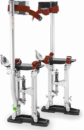 [BRSWIGAECN4BEHDU] GypTool Pro 24" - 40" Drywall Stilts - Silver