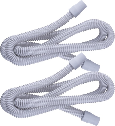 [BRSRMAY2AEBAICTL] Mars Wellness Universal CPAP Hose - 6 Foot - Made in USA - Universal Tube Compatible with most machines (2 Pack)