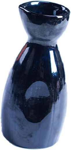 [BRSRAGABBANQGGT2] Mikinona Blue Ceramic Tea Pot Stovetop Wine Kettle Japanese Design Sake Bottle Infuser Pot for Tea Water