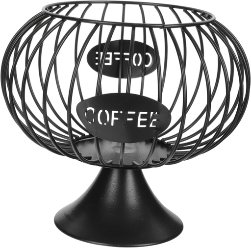 [BRSREYIRCIBAAELD] Alipis Coffee Holder for Counter Wire Storage Basket Capsules Basket Iron Storage Rack