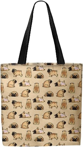 [BRSROCANBN7W23QV] WIRESTER Big Tote Bag With Inner Pocket, Reusable Canvas Tote Bag for Women Girl, Beach Bag, Grocery Shopping Bag, Travel Bag