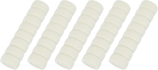 [BRSREYL3A56WGYD2] uxcell 5 Pcs Door Knob Cover, Safety Door Handle Protector Covers Anti-Collision Soft Spiral Door Knob Covers Foam Door Pull Cover for Bedrooms Bathrooms Offices Doors, White