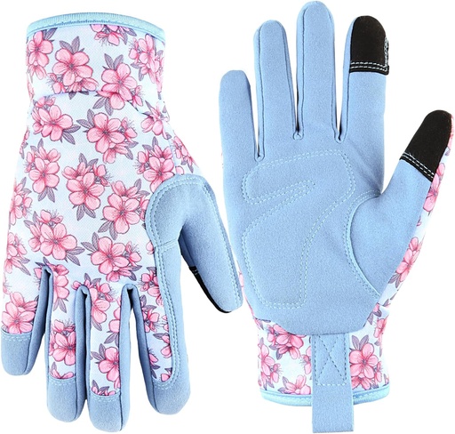 [BRSREHD5OB6AGC3L] Gardening Work Gloves, Flexible and Breathable Garden Gloves, Gardening Gifts for Women, Machine Washable
