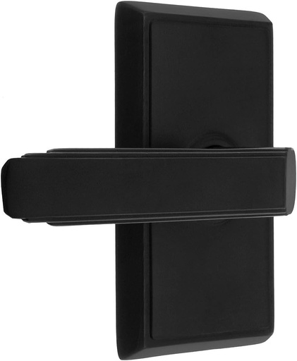 [BRSWKHY4AADBGEDI] Providence Door Set with Milano Levers Left Hand Double Dummy in Matte Black