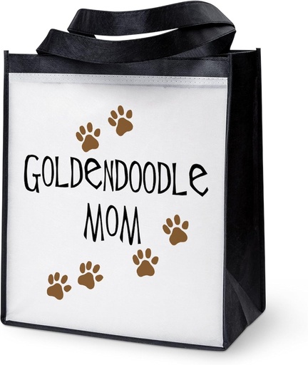 [BRSRM2YQOIBAYCDX] CafePress Goldendoodle Mom Reusable Grocery Tote Bag Reusable Collapsible Grocery Bag
