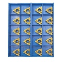16ER AG60/16IR AG60 CNC Lathe Indexable Threading Carbide Cutting Insert，Internal External Threading Inserts for Netal Lathe Tools (20pcs 16IR AG60)