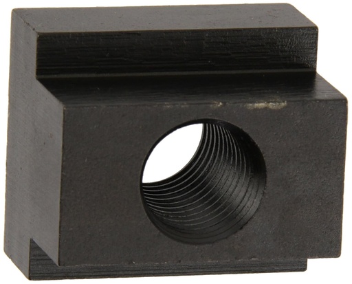 [BRSWI2Y2CQARQYDI] Te-Co 41409T Black Oxide 1018 Steel Tapped Through T-Slot Nut, 1/2"-13 TPI, 5/8" Height x 7/8" Width x 9/16" Table Slot (Pack of 5)