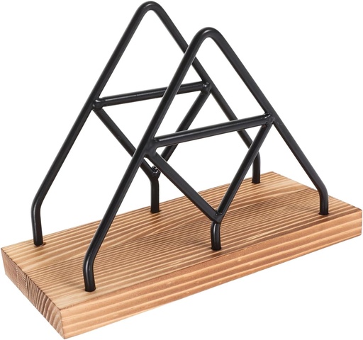 [BRSREBQ5O4MWOG3U] Vintage Iron Art Napkin Holder for Table Space-saving Vertical Design and Iron Construction Stylish Home and Restaurant Accessory for Farmhouse and Coffee Shop Decor