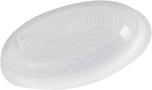 [BRSRAGAHAB7R6H3L] Large Capacity Microwave Steamer Lid Kitchen Food Steamer for Fish Dumplings and Buns Convenient Design Vent for Steam Release Essential Refrigeration