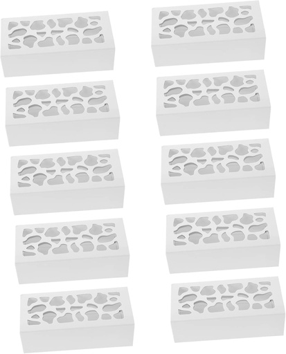 [BRSREEI6CEJQ42D4] 10Pcs Macaron Packaging Box Kit with Clear Display Window for Desserts Cupcakes Cookies Material for and Storage