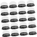 VICASKY 100Pcs Clear Polygonal Cake Containers with Lids for Cheesecake and Slices Transparent Individual Dessert Boxes for Parties Home and Bakery Use