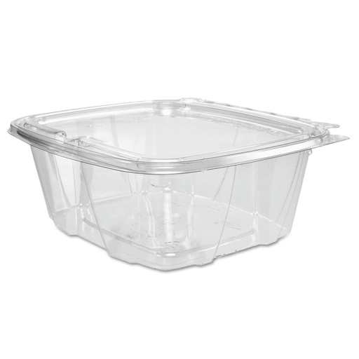 [BRSWIGIGBB7AMYDE] Dart 32 oz ClearPac SafeSeal Tamper-Evident Clear PET Plastic Container with Hinged Flat Lid, CH32DEF (200 Count)