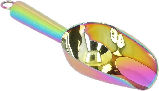 [BRSRACAZOAGWMHIY] Bar Ice Scoop, Stainless Steel Ice Scoop For Freezer Bar Shovel Seamless Design Small Food Scoops Kitchen Accessories Kitchen Gadgets For Ice, Sugar, Flour, Tea, Sweets (No. 6 8