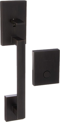 [BRSWGAQ6PIPQOAA3] Kwikset 819SCELIP-11P Dummy San Clemente Exterior Handleset Venetian Bronze Finish