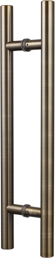 [BRSWKEIHAYCRC33I] TOGU TG-6012 24 inches Solid Standoffs Heavy-Duty Commercial Grade-304 Stainless Steel Push Pull Door Handle/Barn Door Pull Handle/Glass Pulls, Brushed Antique Bronze Finish