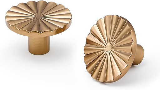 [BRSRAHYHCACGE3IV] HARPOON 10 Pack 1.45 Inch Kitchen Cabinet Knobs,Modern Cabinet Bar Pulls,Drawer Handles Classic Home Furniture Hardware Champagne Bronze