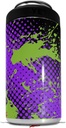 Skin Decal Wrap compatible with Yeti 16oz Tall Colster Can Cooler Insulator Halftone Splatter Green Purple (COOLER NOT INCLUDED)