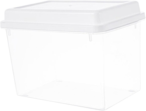 [BRSRAGLROENQKCLK] PRETYZOOM 2pcs Food Containers Lids Sealing Bread Box Modern Storage Boxes Fruit Vegetable Easy-clean Kitchen Storage