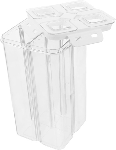 [BRSRABI2CB6AE3I7] Unomor Plastic Snack Containers Food Storage Containers Snack Jar Airtight Lids Large Snackle Box Cereal Dispenser Countertop