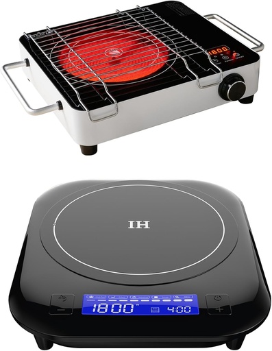 [BRSRAGL3B4OW2HTG] Single Induction Cooktop and Cooling Rack