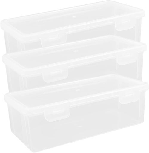 [BRSRAHY6BUCA22DZ] 3pcs Bread Storage Container Leakproof Kitchen Spice Holder for Condiments Medium Bread Toast Box Refrigerator Organizer for Fresh Keeping and Tidy Storage