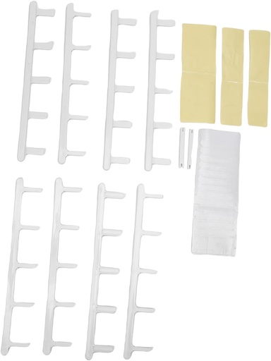 [BRSREAQ6DEAQ4ETG] EVGATSAUTO Adhesive Coffee Pods Organizer Wall Mounted Coffee Capsule Holder for 20 Pods with Large Capacity Space Saving ABS Material