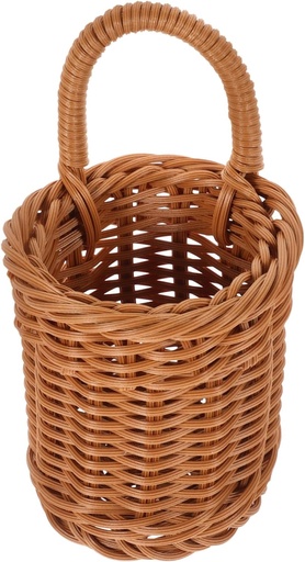 [BRSRAGL5PN6GOEQV] PRETYZOOM Hanging Woven Basket for Kitchen Decorative Wall Storage Basket for Fruit Garlic and Flowers Easy to Clean Versatile Design for Organizing