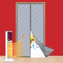 Thermal Insulated Magnetic Door Curtain (Fits Door Opening 32 x 80 in, Actual Curtain Size 34 x 82 in) Thicker Cotton Insulation, Weatherproof, Windproof, Soundproof, Keeps Cold Out for Winter