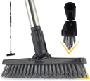 55-Inch Rotating Grout Brush with Adjustable Long Handle, V-Shaped Deep Cleaning Tool for Tile, Bathrooms, Kitchens, and Hard-to-Reach Areas