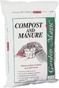Michigan Peat Compost and Manure Blend, Garden Magic Mix with Odor-Free Blend, 40 Lbs - Outdoor Lawn and Gardening Mixture with Nutrients and Minerals for Soil Potting and Planting