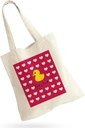 LANBAIHE Duck Duck Tote Bag,Cuter Ducks Bag,Ducking Tote Bags,Natural Canvas Tote Bag,Funny Tote Bags for Lunch Grocery Bag - Reusable Shopping Bag2LT12