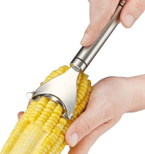 [BRSW2A34OZ7QOA3B] Corn Peeler Stainless Stee Corn Cob Stripper Tool Corn Thresher from the Cob, Removes Corn Kernels From Corn Cobs In Seconds, Kitchen Gadget