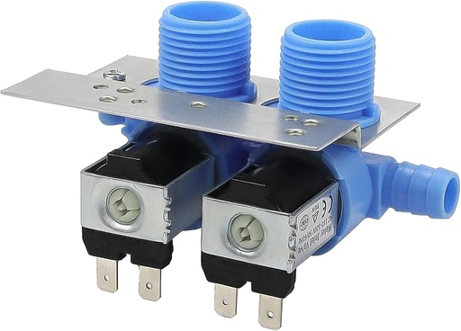 [BRSWYAADOEGW22TU] 285805 Water Inlet Valve - Compatible with Whirlpool Kenmore May.tag and GE Washers wtw8500dc wtw4955h wtw5100vq2 417.97912702,110.92588210, 41797822700 (2 Year WARRANTY）