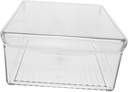 Multi-functional Refrigerator Organizers Transparent Food Storage Boxes for Fruits Beverages Containers for Efficient Kitchen Pantry Organization Space-saving Design